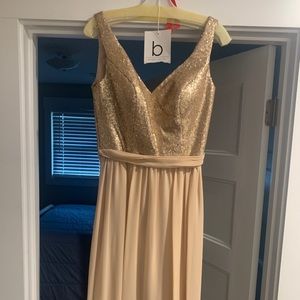 Bridals by Lori, Champagne/Gold Bridesmaid Dress
